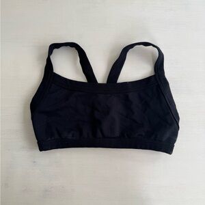 Colsie Black Crop Sports Bralette